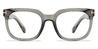 Tortoiseshell Grey Inez - Square Glasses