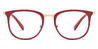 Jujube Red Aurinda - Square Glasses