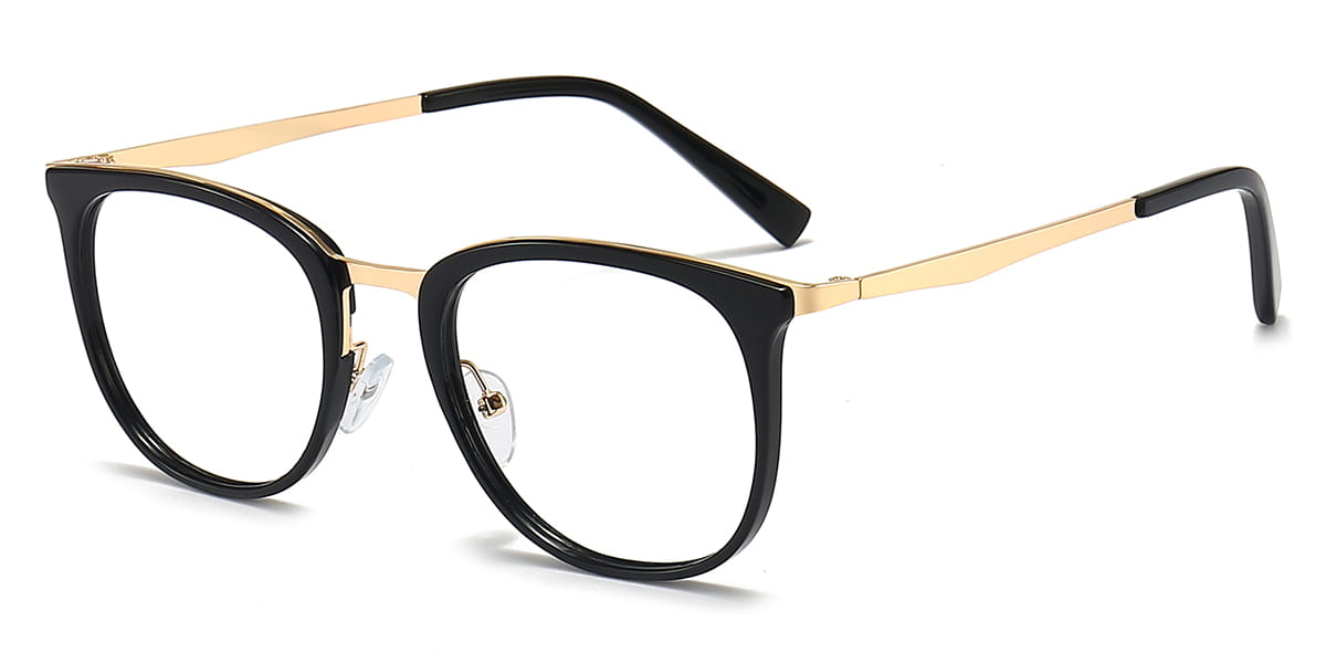 Black Aurinda - Square Glasses