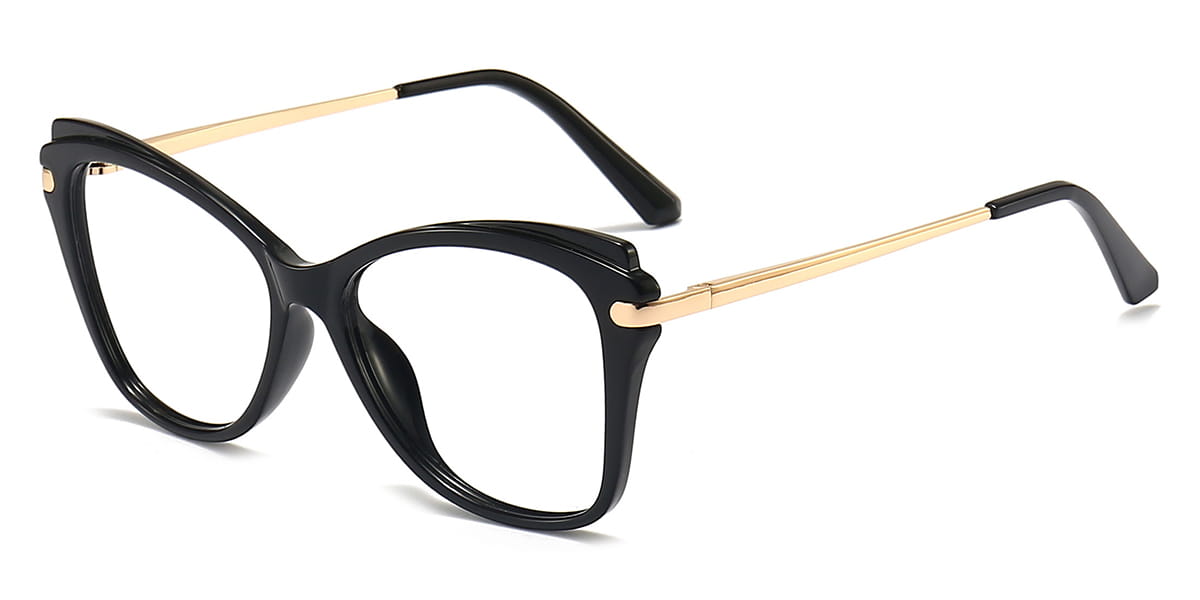 Black - Cat eye Glasses - Esha