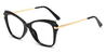 Black Esha - Cat Eye Glasses