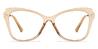 Tortoiseshell Brown Esha - Cat Eye Glasses