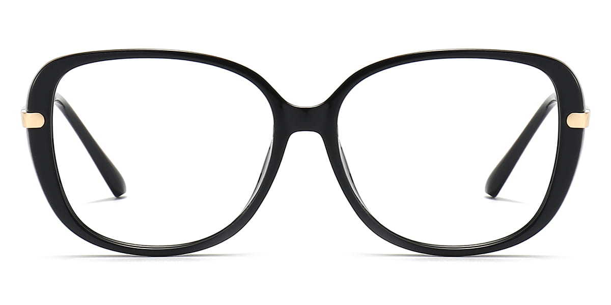 Black Channing - Oval Glasses