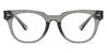 Tortoiseshell Grey Vivian - Oval Glasses
