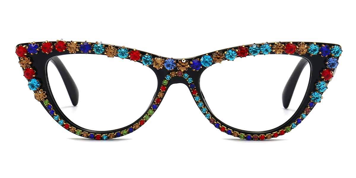 Diamond Clear Liuda - Cat eye Sunglasses