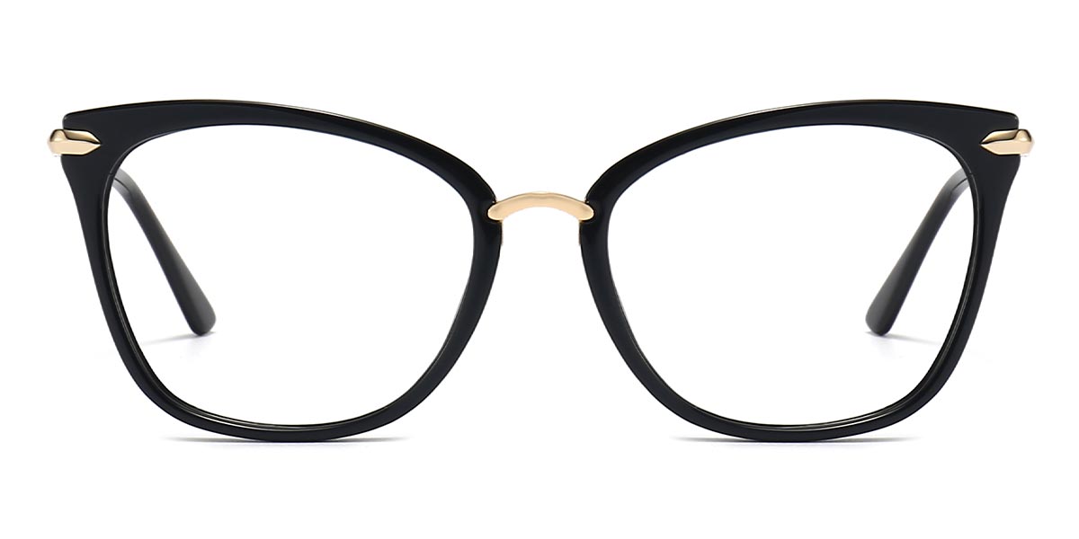 Black Eulala - Cat eye Glasses