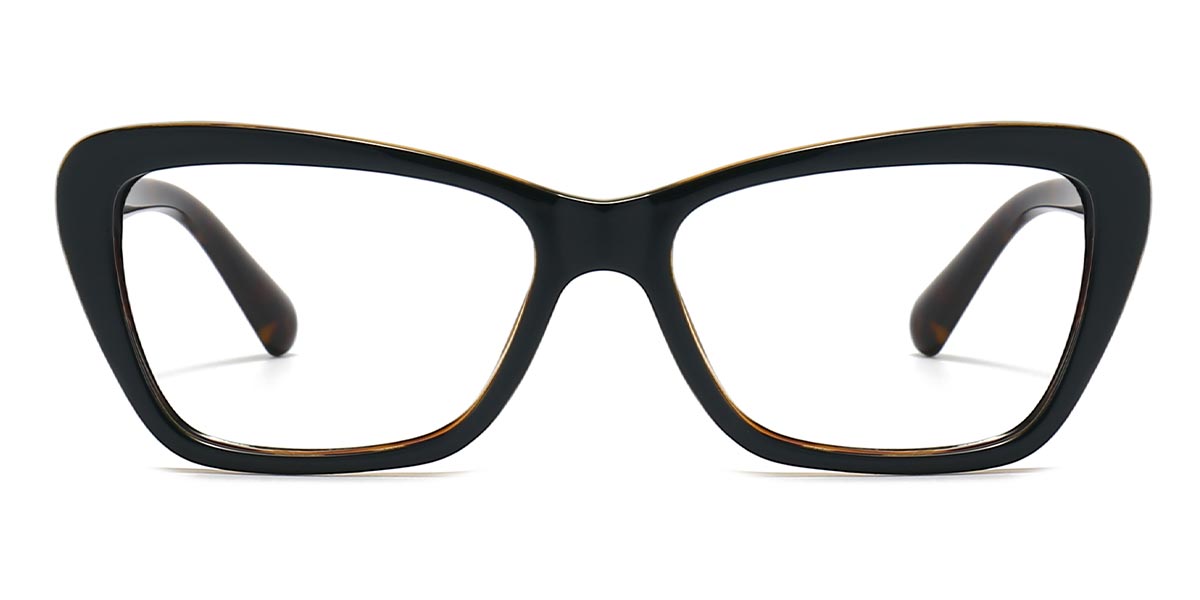 Black Etta - Rectangle Glasses