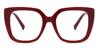 Red Romy - Square Glasses
