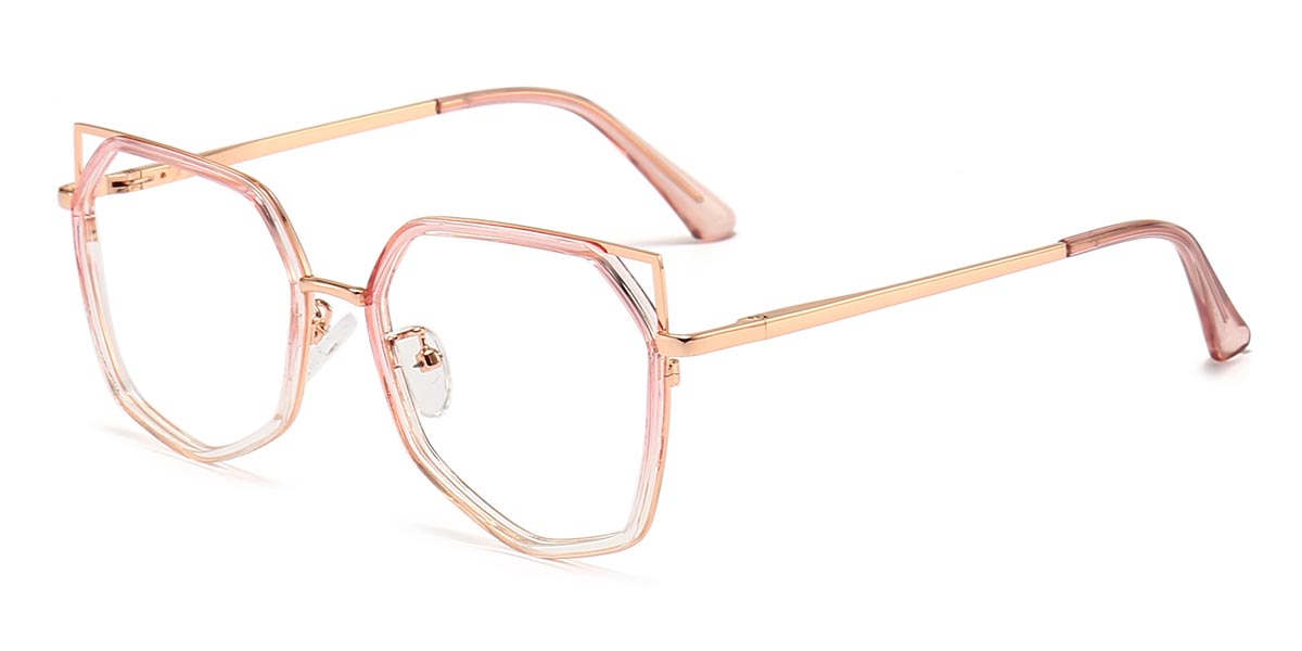 Pink - Cat eye Glasses - Nydia