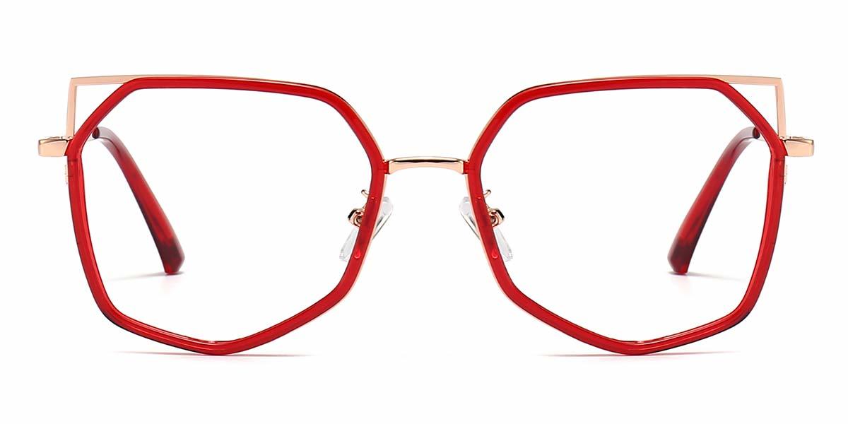 Red Nydia - Cat Eye Glasses