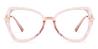 Light Pink Rasa - Cat Eye Glasses