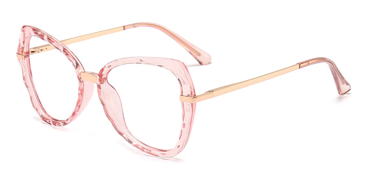 Pink - Cat eye Glasses - Rasa