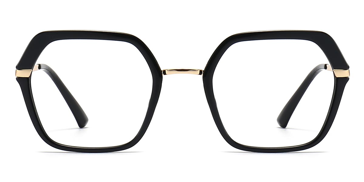 Black - Square Glasses - Tikvah