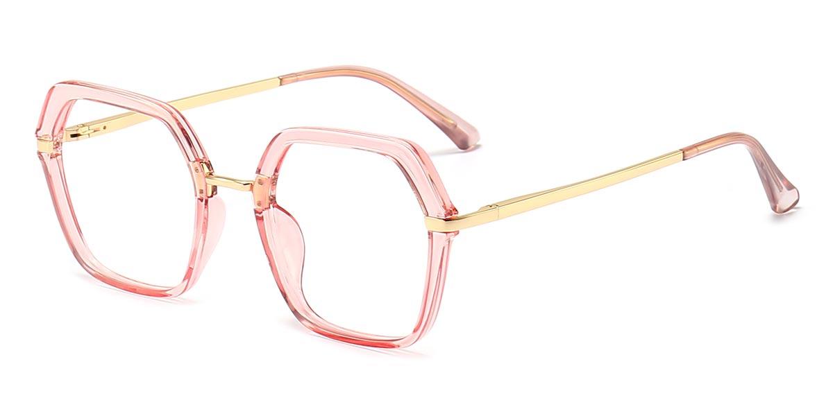 Pink Tikvah - Square Glasses