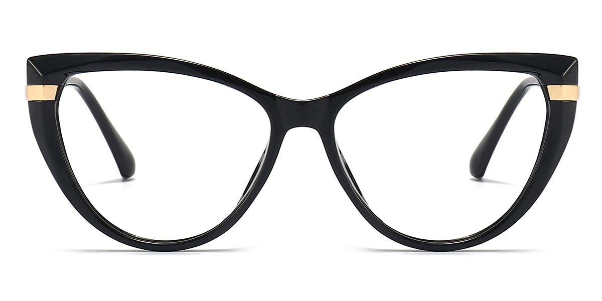 Black - Cat eye Glasses - Rumi