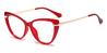 Red Rumi - Cat Eye Glasses