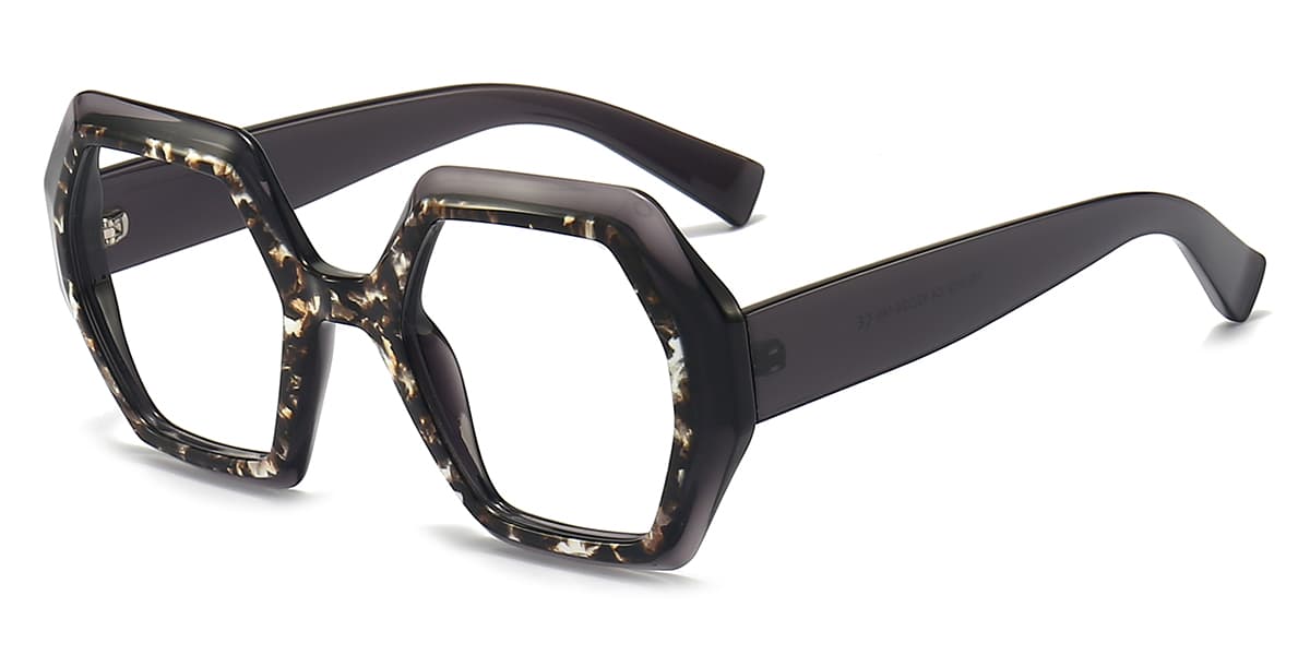 Black Tortoiseshell - Square Glasses - Siobhan