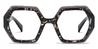 Black Tortoiseshell Siobhan - Square Glasses