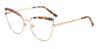 Gold Color Marble Rosario - Cat Eye Glasses