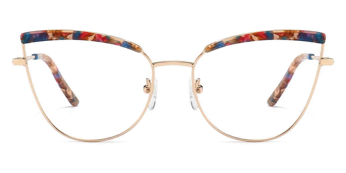Color Marble - Cat eye Glasses - Rosario