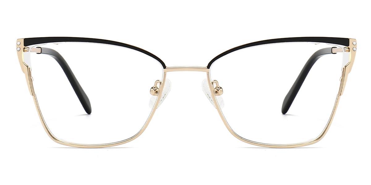 Black Gold Raffaela - Cat Eye Glasses