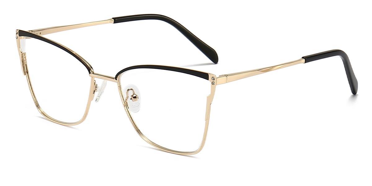 Black Gold Raffaela - Cat Eye Glasses
