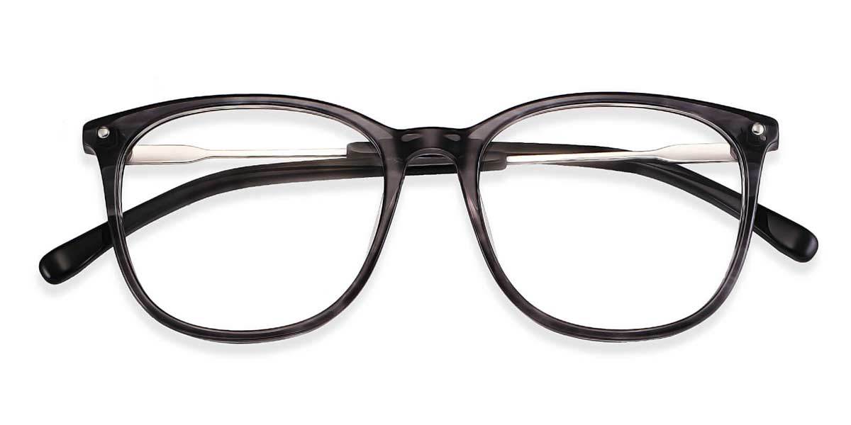 Grey Acacia - Square Glasses