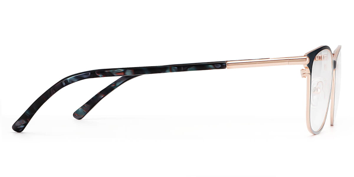 Black Afton - Rectangle Glasses