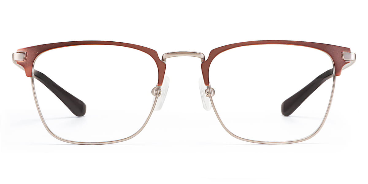 Brown - Square Glasses - Alliance