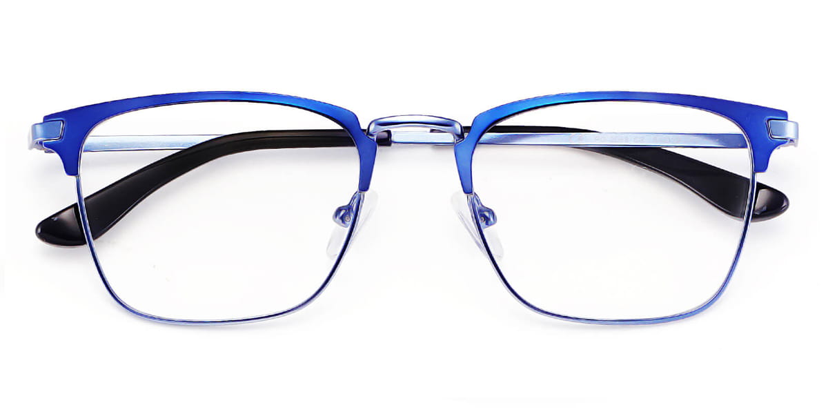 Blue - Square Glasses - Alliance