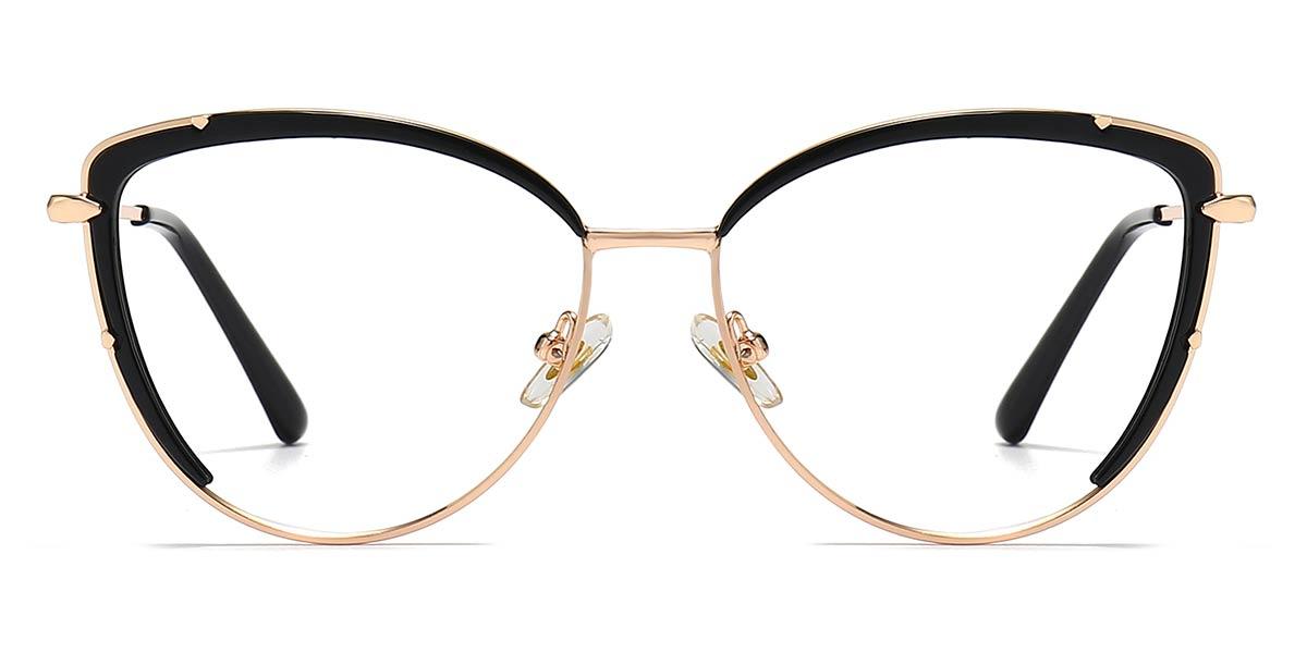 Black Gold Evathia - Cat Eye Glasses