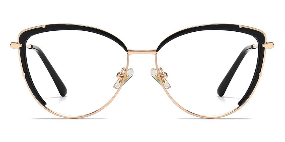 Black Gold Evathia - Cat Eye Glasses