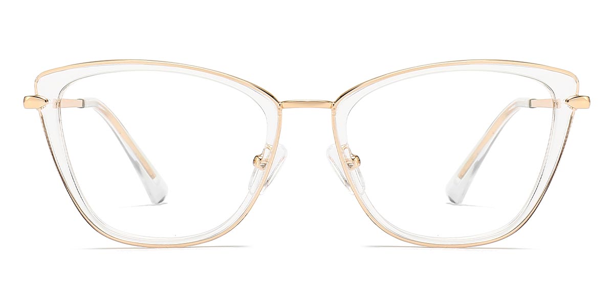 Transparent Algernon - Square Glasses