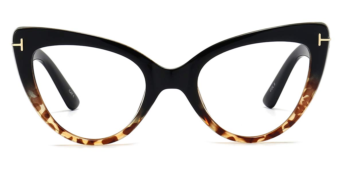 Black Tortoiseshell - Cat eye Glasses - Abyssinia