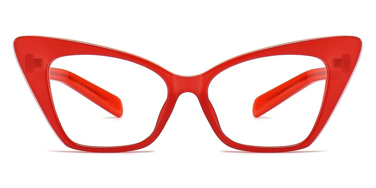Red Jayana - Cat Eye Glasses