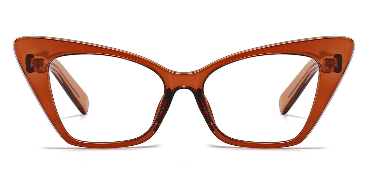 Tortoiseshell Brown Jayana - Cat eye Glasses