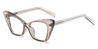 Tortoiseshell Grey Jayana - Cat Eye Glasses