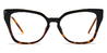 Black Tortoiseshell Winter - Cat Eye Glasses