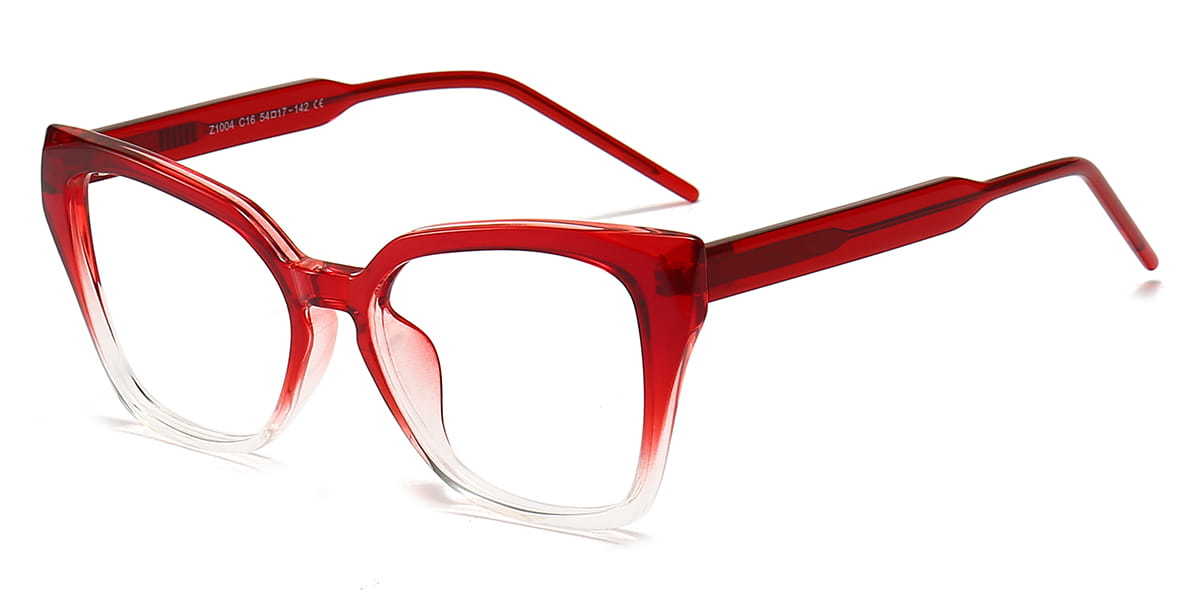 Red Winter - Cat Eye Glasses