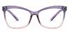 Purple Pink Tortoiseshell Winslet - Cat Eye Glasses