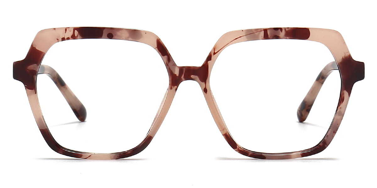 Tortoiseshell Jasper - Square Glasses