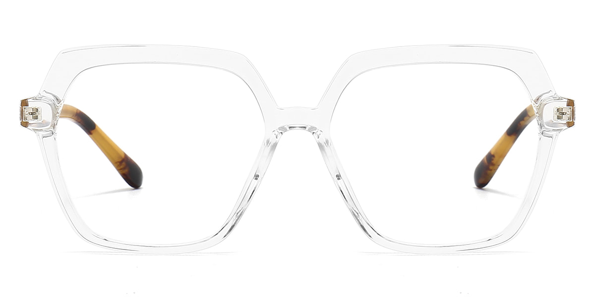 Transparent - Square Glasses - Jasper