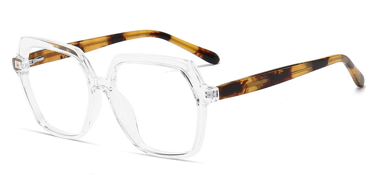 Clear Jasper - Square Glasses