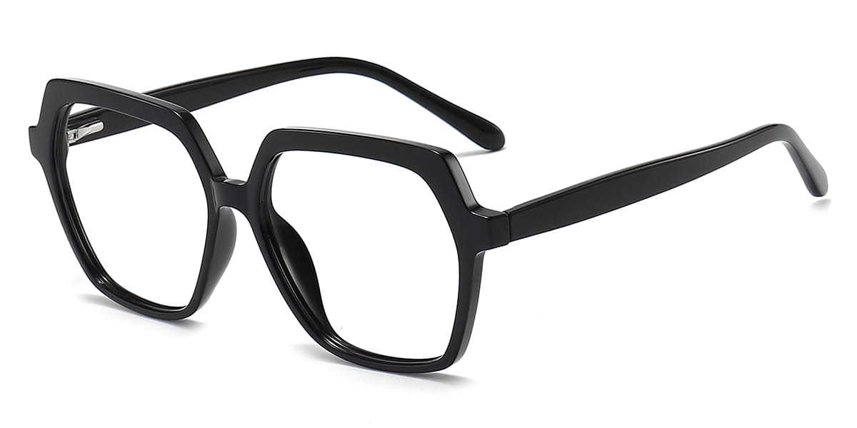 Black Jasper - Square Glasses