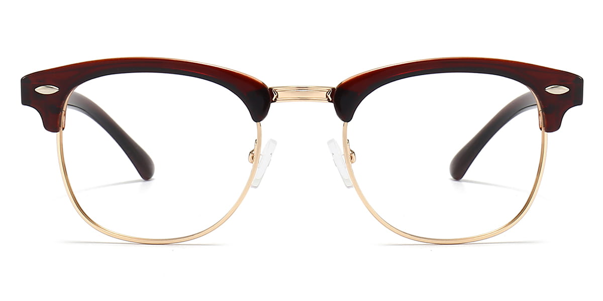 Tortoiseshell Brown Wyatt - Oval Glasses