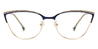 Blue Iris - Cat Eye Glasses