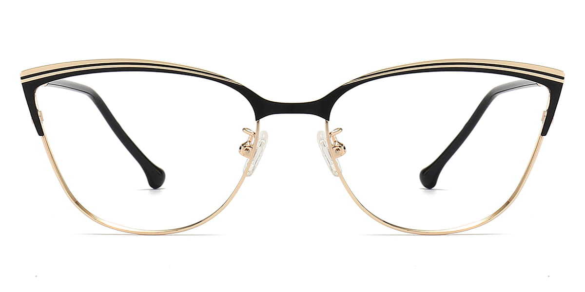 Black Iris - Cat Eye Glasses