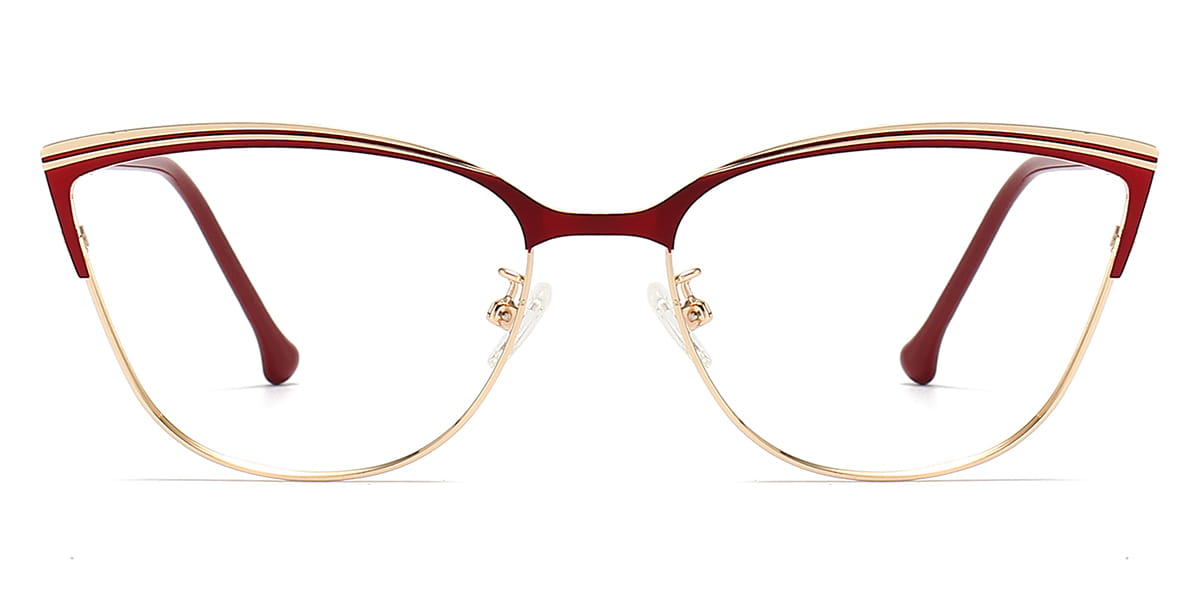 Red Iris - Cat eye Glasses
