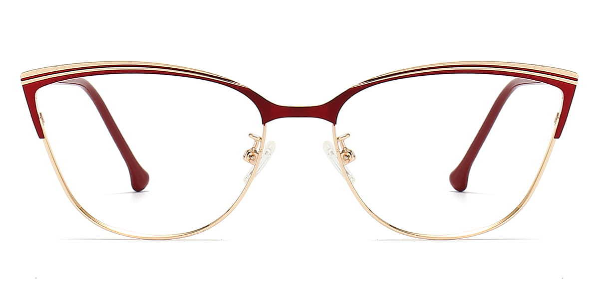 Red Iris - Cat Eye Glasses