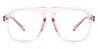 Purple Pink Tortoiseshell Jade - Aviator Glasses